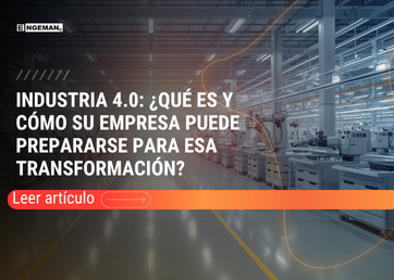 Profesional utilizando una interfaz digital en un entorno industrial moderno, simbolizando la transformación digital y la Industria 4.0 en empresas.