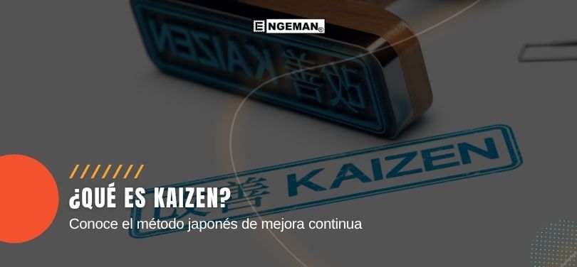 Concepto de Kaizen aplicado a la industria para la mejora continua de procesos y equipos.